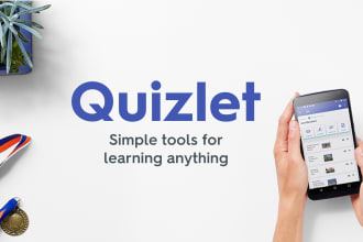 create a quizlet flashcard set for you to study
