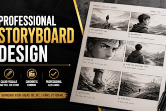 draw a professional storyboard for your project