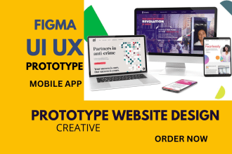 create quick website layout mockup site figma UI UX and prototype