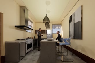 provide renderings via enscape, of your 3d models