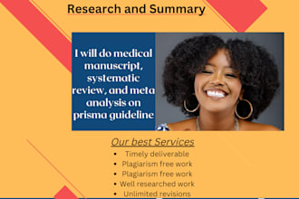 do medical manuscript, systematic review, and meta analysis on prisma guideline