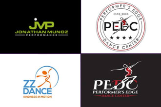 design creative dance logo within new concepts for you
