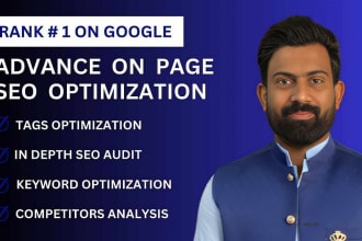 boost your website ranking with advance on page SEO optimization