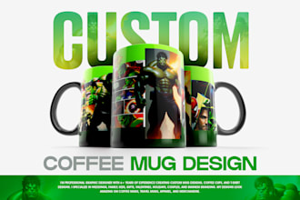 do custom coffee mug design or coffee mug design with affinity