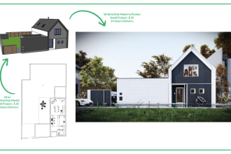 do super fast sketchup 3d models and stunning renders
