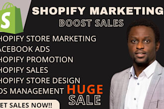 boost shopify store sales and traffic, facebook ads for shopify sales marketing