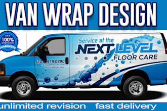 do professional vehicle wrap design, car wrap design, van wrap design,