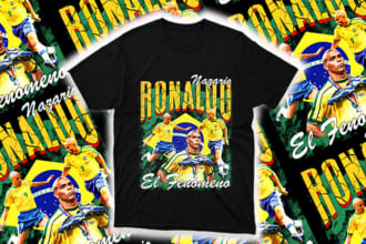 create a t shirt design for your favorite soccer player