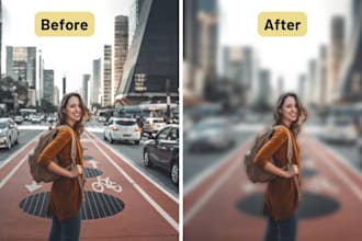 edit and blur background like dslr of your photos