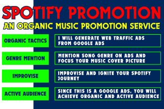 create ads to promote your spotify music