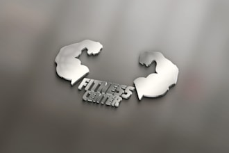 design professional modern fitness and gym logo design