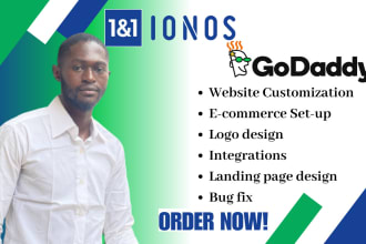 ionos and godaddy website design and ionos website redesign godaddy