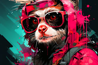 do amazing cartoon t shirt design for you
