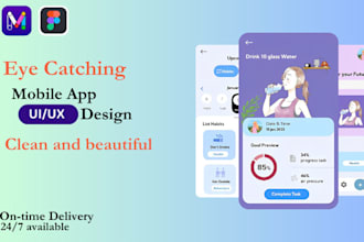 design custom app and website UI UX design on figma