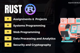 do any rust, typescript and golang advance projects