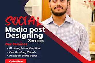 design professional social media posts and templates