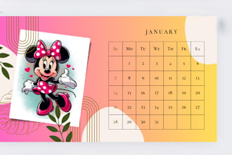 create a custom calendar designs