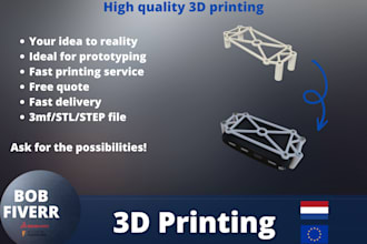 supply 3d printing service, ask for the possibilities