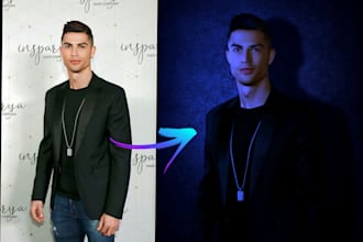 do photo manipulation and put lights on your image
