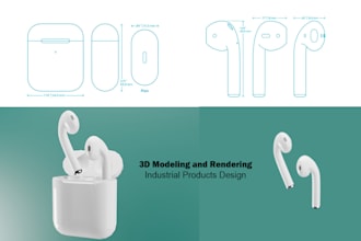 do 3d modeling and realistic 3d rendering
