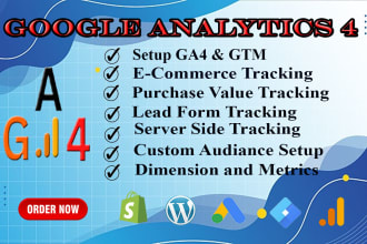 setup google analytics 4, ga4 server side ecommerce conversion tracking via GTM