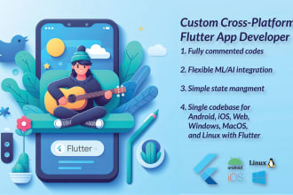 develop seamless flutter firebase integrated mobile or web app