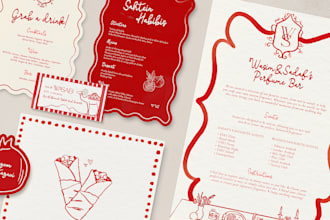 design elegant wedding stationery