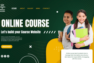 design education, school website, e learning website, learndash, lms website