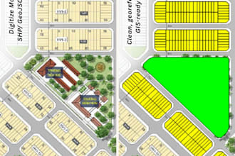 georeference and digitize maps into accurate gis shapefiles