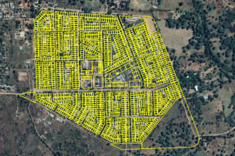 digitize maps, pdfs or images into vector data using gis