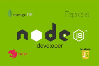 be your node js developer for developing API and backend