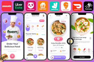 build food delivery app, uber eats, swiggy, zomato doordash