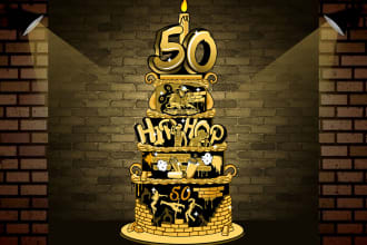 do perfect hip hop graffiti style logo for your business