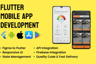 design flutter app , convert figma to flutter