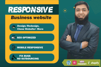 customize, fix issues, and make changes to the wordpress website 30 days support