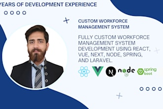 develop custom workforce management system using mern stack