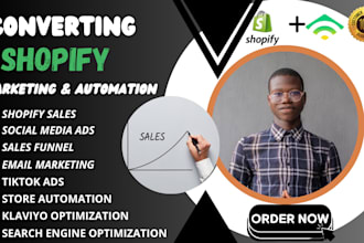 boost shopify dropshippin sales shopify marketing promotion klaviyo sales funnel