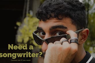 write and sing a trap, rnb, reggaeton, or rap song in spanish