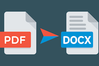 dump and convert any pdf or picture to word document and excel sheets