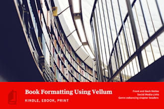do ebook formatting for amazon KDP ingramspark and print