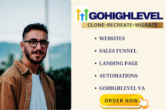 gohighlevel VA, gohighlevel landing page, go high level website, ghl funnel pro