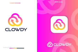 4 design modern gradient fintech technology saas software app website