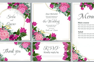 design an eye catching invitation for your wedding