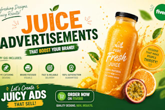 design food and drink poster banner like a pro