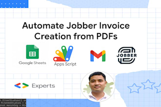 automate jobber invoice creation from pdfs using gpt gemini