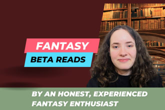 beta read your fantasy book without ai