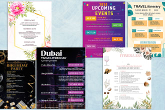design invitation, wedding, birthday and greeting card