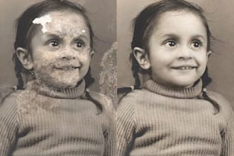 restore old photos to their original glory