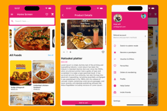 build custom food ordering apps with push notification by flutter
