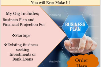 prepare a business plan